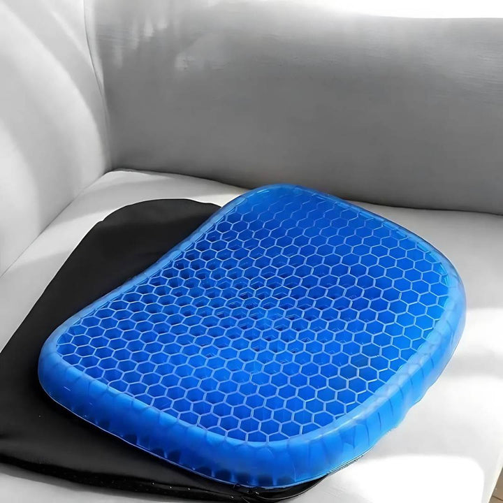BowLift | Orthopedic Gel Seat Cushion for Pressure Relief, Tailbone Pain & Lower Back Support - Ideal for Office Chair, Car & Wheelchair Use