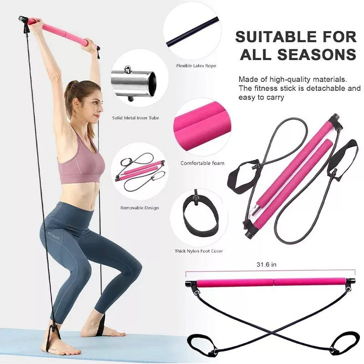 BowLift | Multi-Functional Pilates Bar – Home Gym & Resistance Training Kit