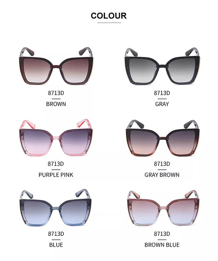 Billie Retro Sunglasses | Square & Trendy | Bowlift