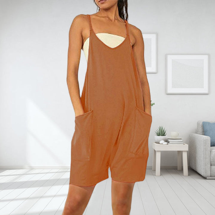 Sleeveless dress with pockets | Bowlift