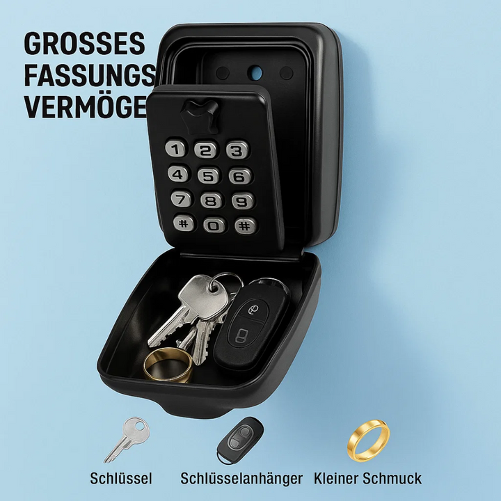 KeyGuard Outdoor Safe – Weather-Resistant Wall-Mounted Key Box | Bowlift