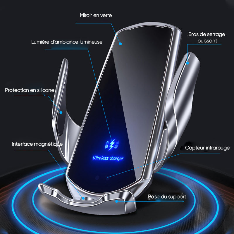 Support for wirelessly rechargeable phone | Bowlift
