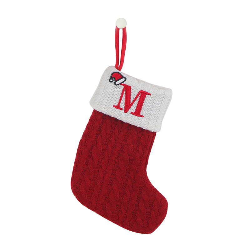 BowLift | Christmas Letter Knit Stocking