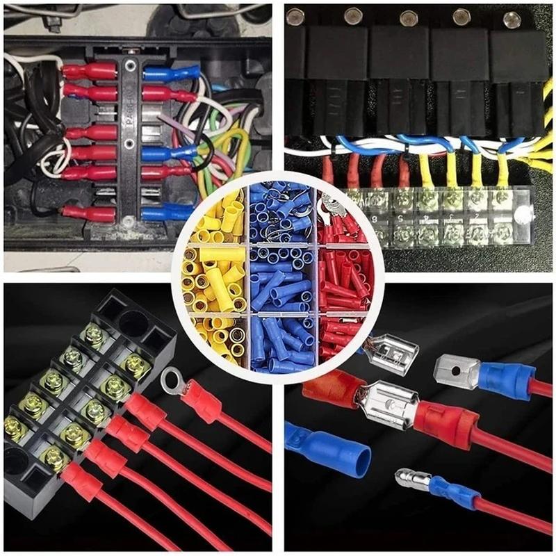 End sleeves crimping tool set with cable lugs | Bowlift