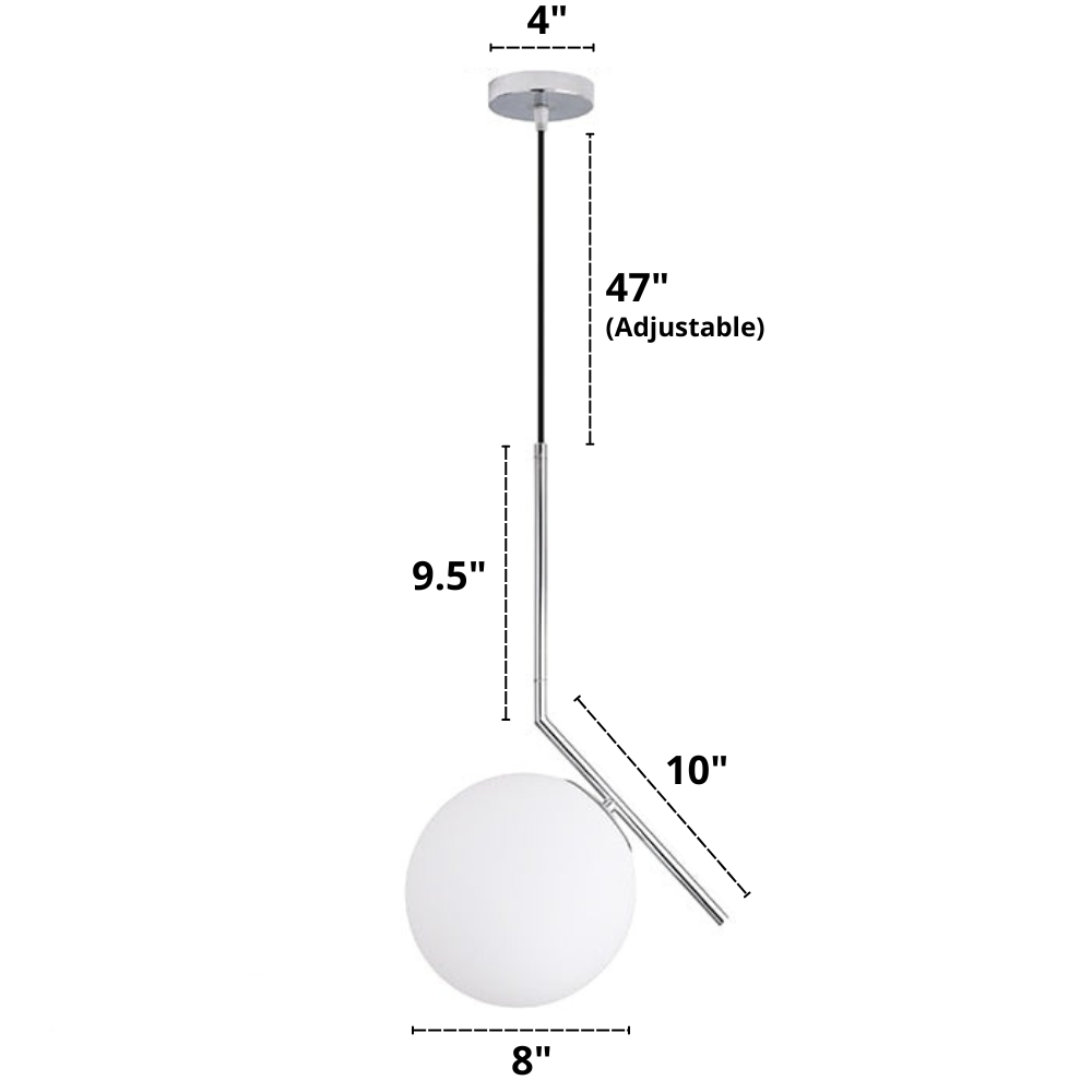 Nordic Glass Pendant Lamps | Bowlift