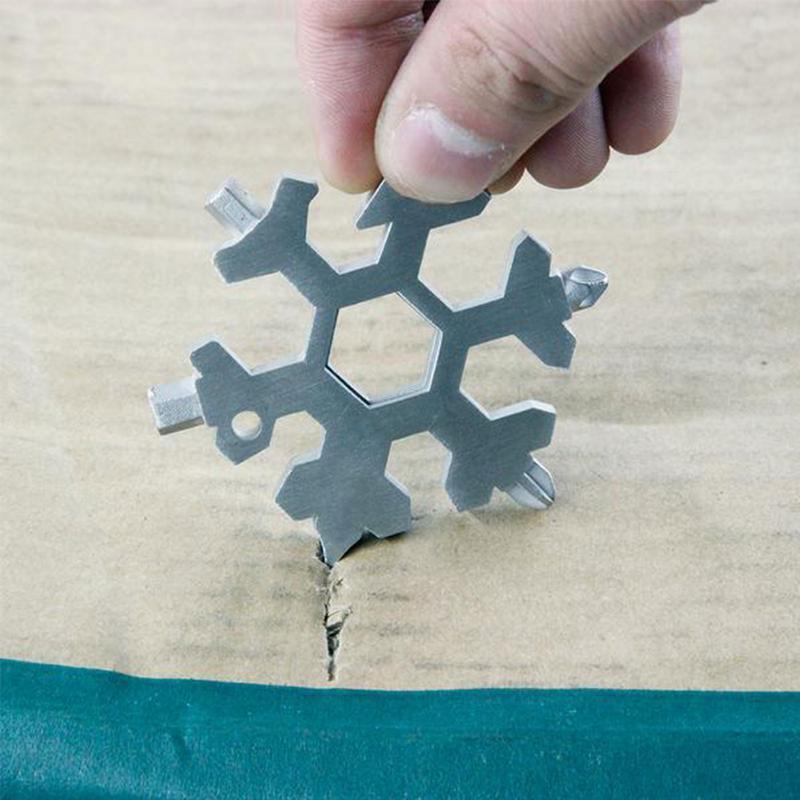 Pre-Christmas sale 18-in-1 stainless steel snowflake multi-tool | Bowlift