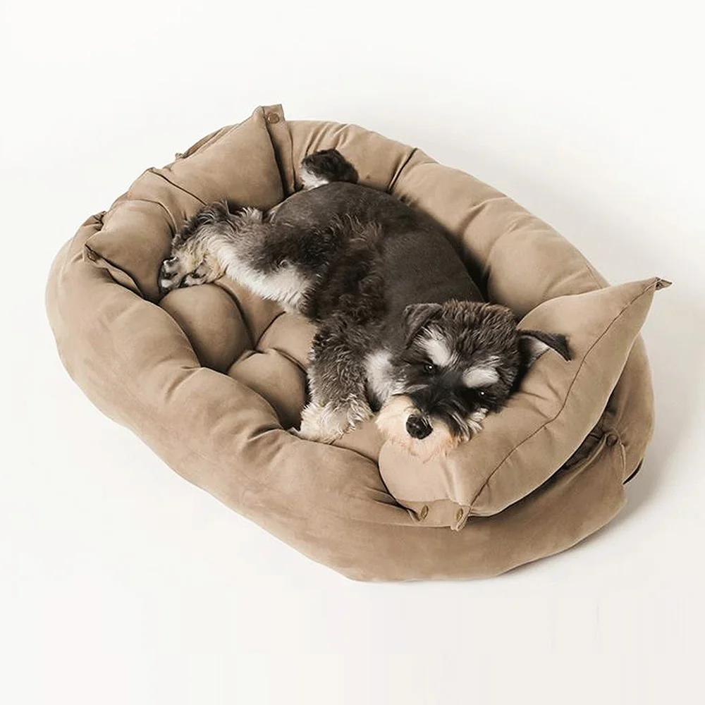 PlushPaws •  3-in-1 Dog Bed