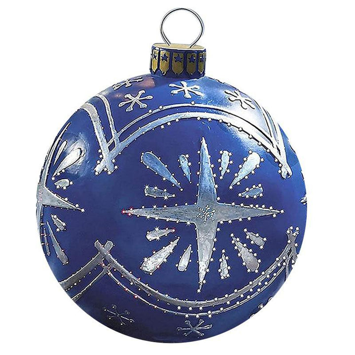 BowLift | Inflatable Christmas Ball Outdoor Decorated