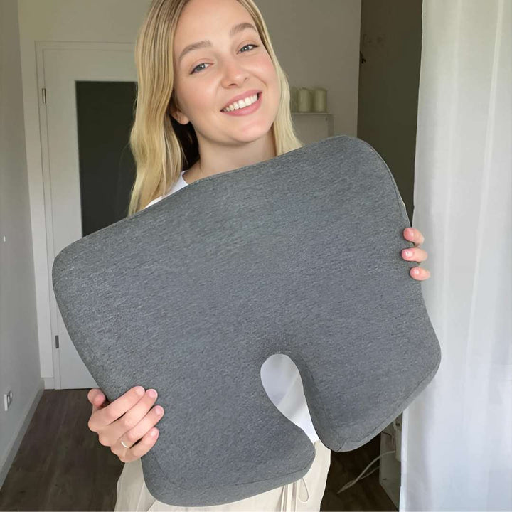 BowLift | Orthopedic Comfort Cushion Set for Pain Relief & Posture Support - Seat & Back Cushions for Office Workers, Seniors & Pregnant Women