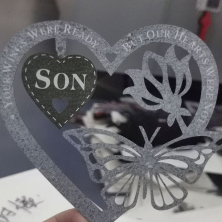 Memorial Gift Butterfly Ornament - Garden Memorial Plaque | Bowlift