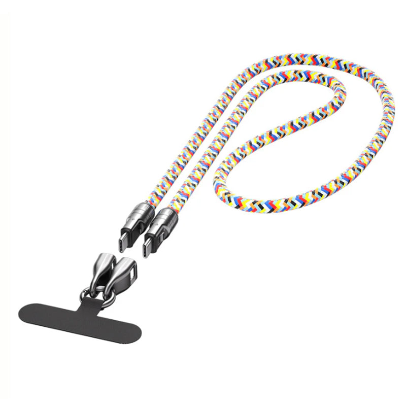 BowLift | Two-in-one fast charging data cable mobile phone lanyard