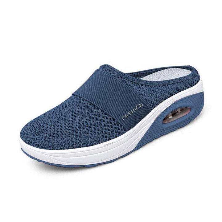 BowLift | Flat Slingback Sandals Made of Mesh