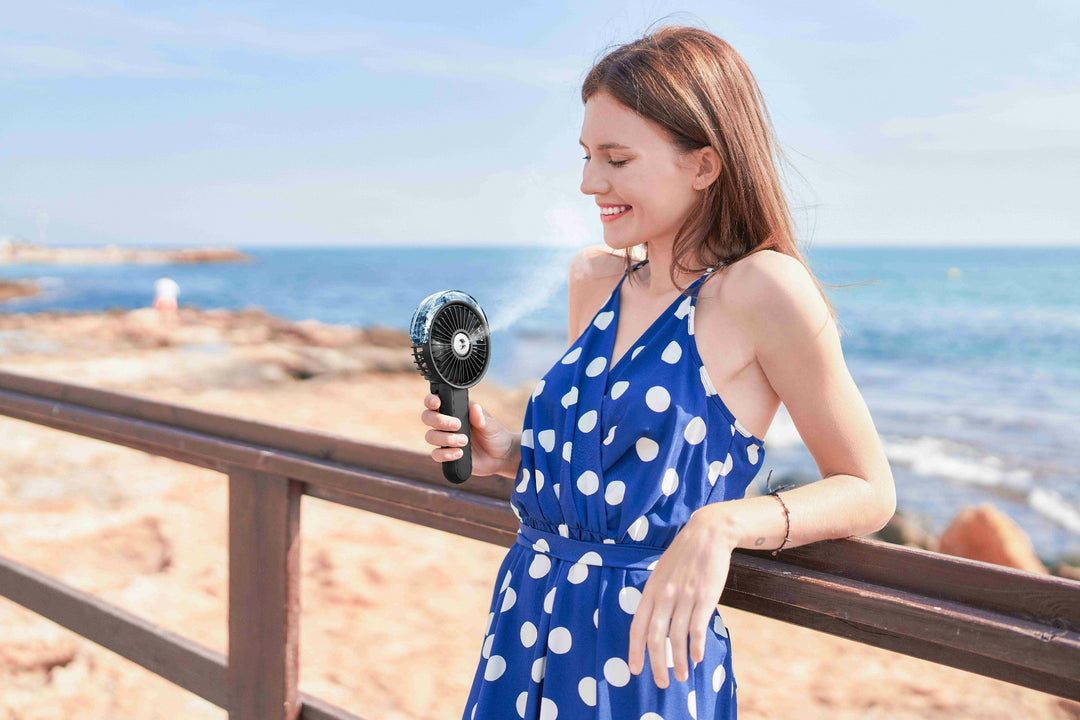 Portable Misting Fan - 180° Foldable | Bowlift