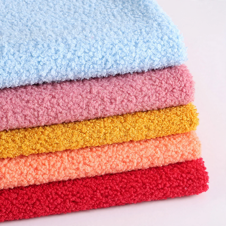 Teddy fabric in various thicknesses