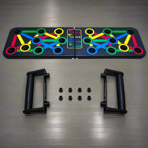 BowLift | 14-in-1 Push-Up Rack Board | Non-Slip, Portable Fitness Equipment for Home Workouts & Muscle Training