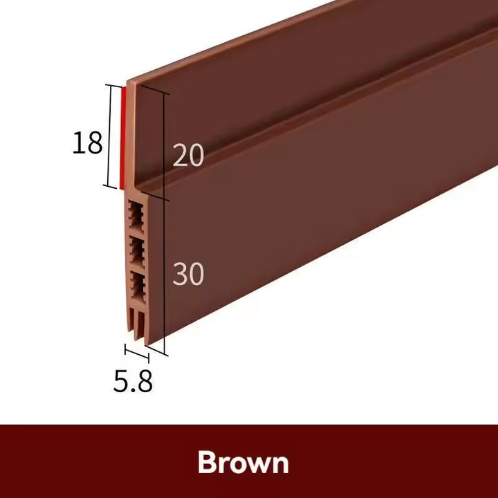 Door bottom seal for interior doors