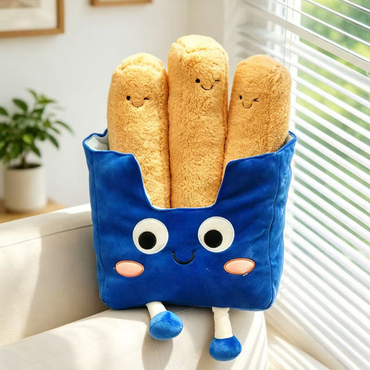 Potato fries cuddle pillow, 40 cm