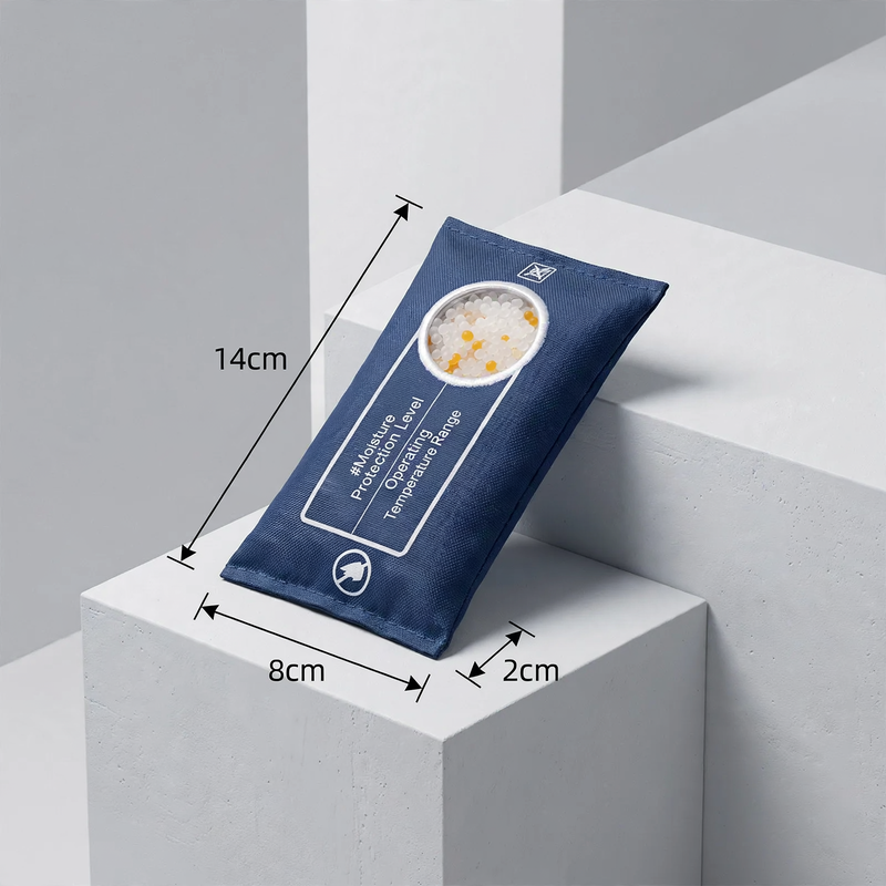 Smart silicone desiccant with viewing window