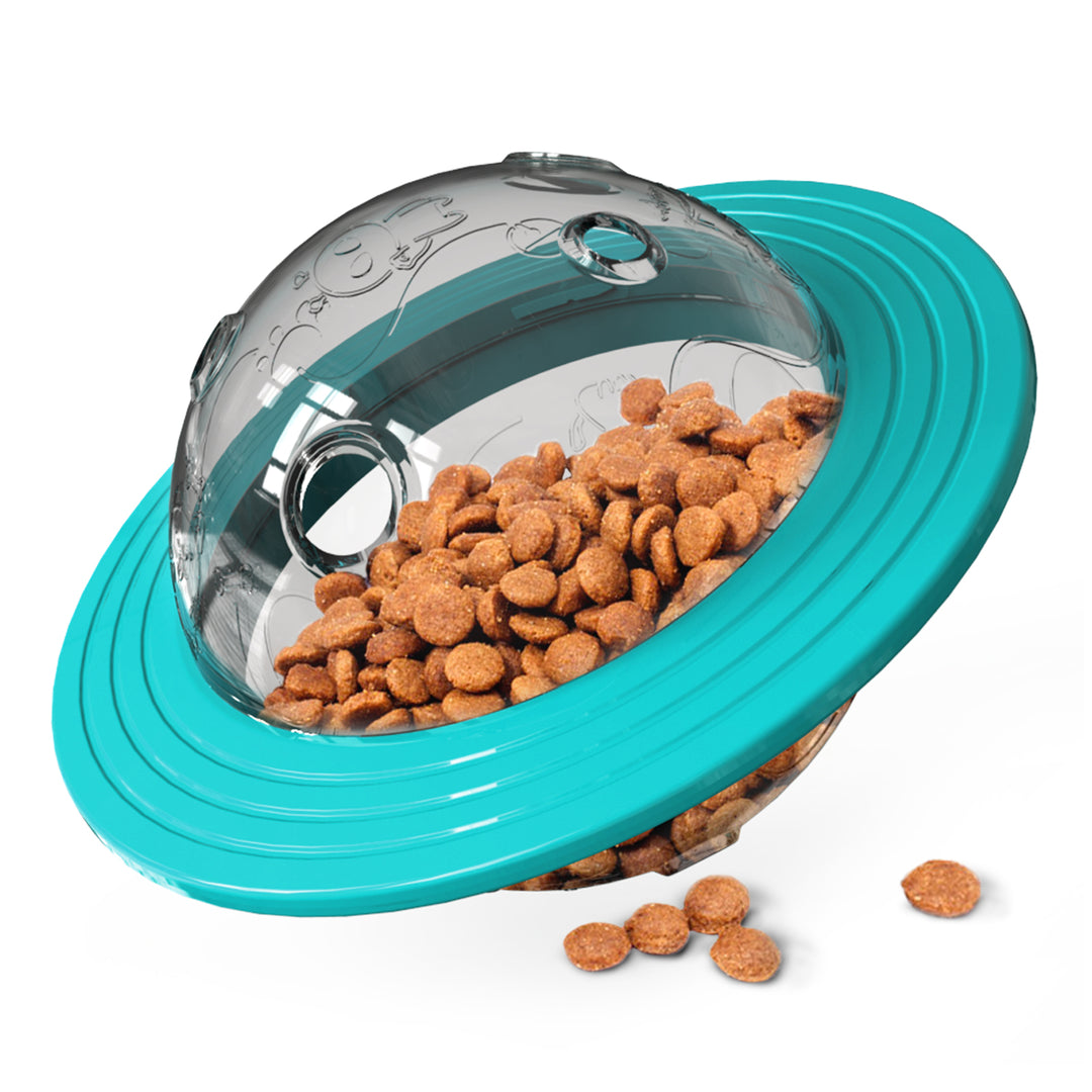 Planet Frisbee Slow Feeder – Food-Dispensing Toy for Dogs