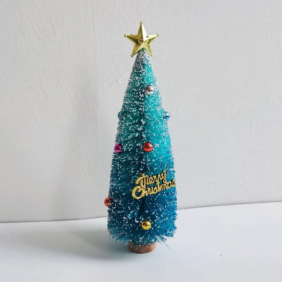 Mini Christmas Tree Set with Pearl Decoration