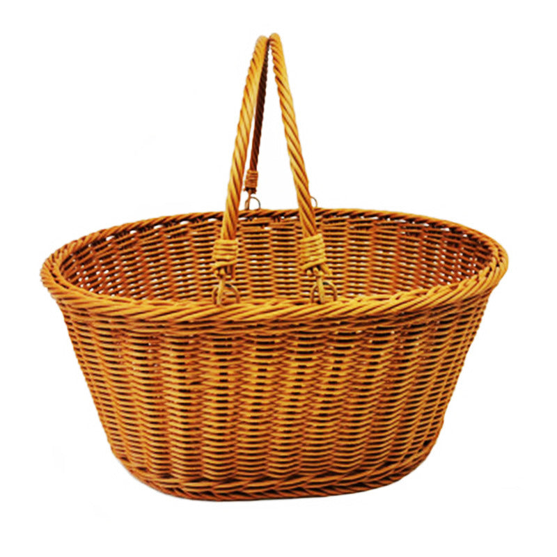 Stylish Woven Market Basket Bowlift