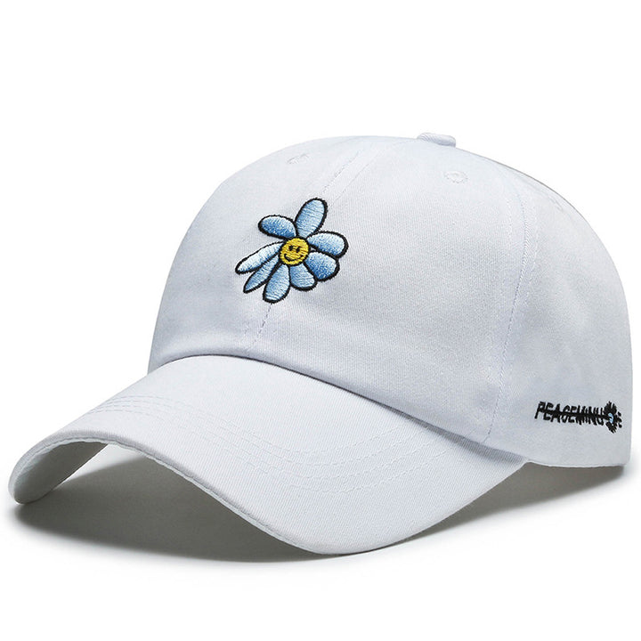 Women's Embroidered Floral Baseball Cap Bowlift