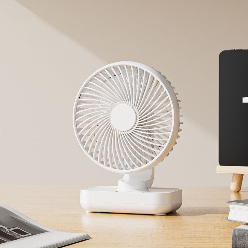 Portable Rechargeable USB Desk Fan with 4 Speeds | Bowlift