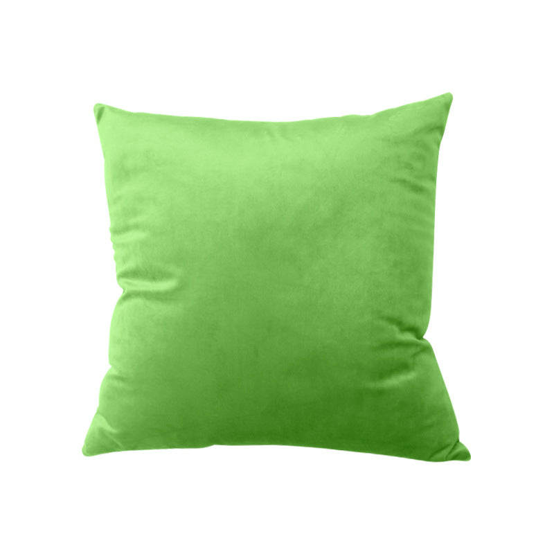 Luxury Velvet Square Throw Pillow with Hidden Zipper