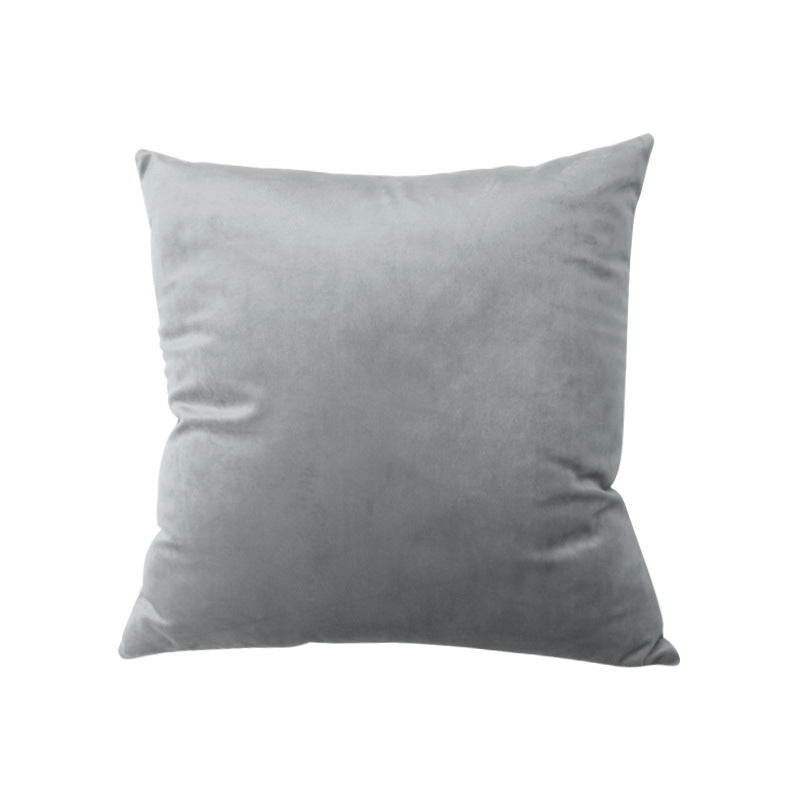 Luxury Velvet Square Throw Pillow with Hidden Zipper