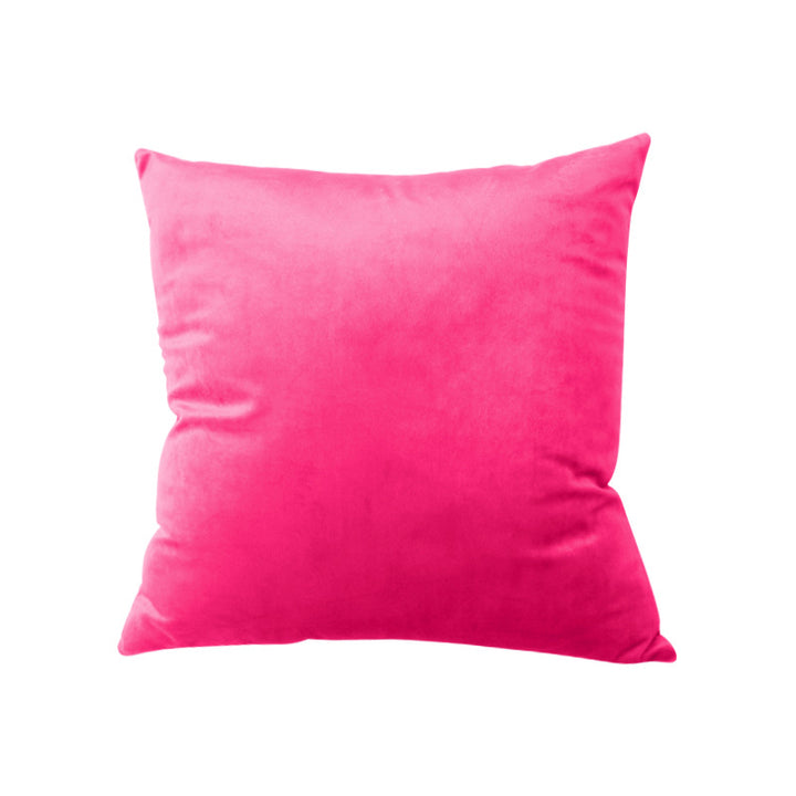 Luxury Velvet Square Throw Pillow with Hidden Zipper