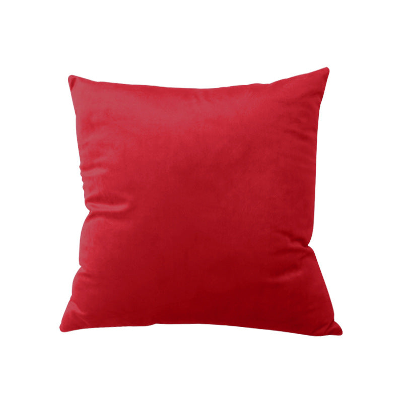 Luxury Velvet Square Throw Pillow with Hidden Zipper