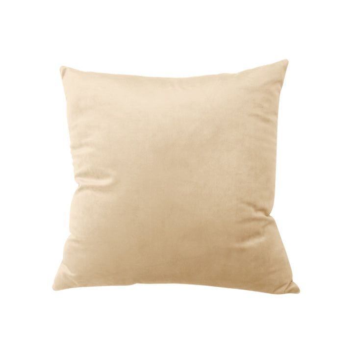 Luxury Velvet Square Throw Pillow with Hidden Zipper