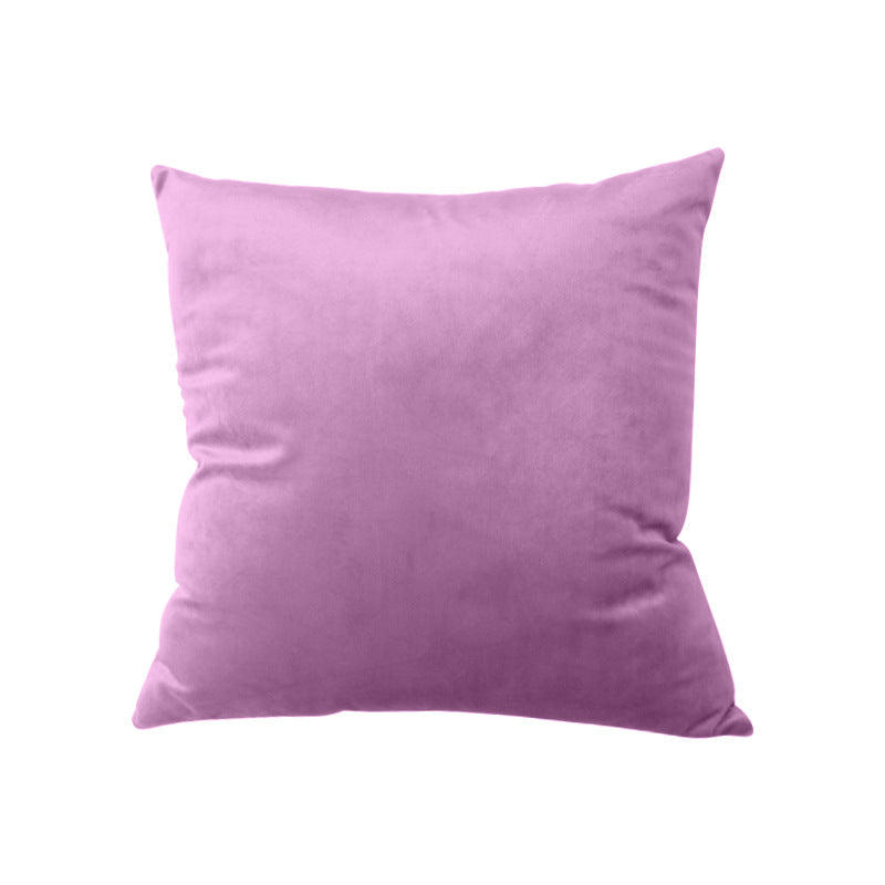 Luxury Velvet Square Throw Pillow with Hidden Zipper
