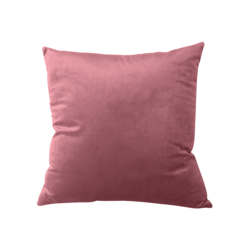 Luxury Velvet Square Throw Pillow with Hidden Zipper