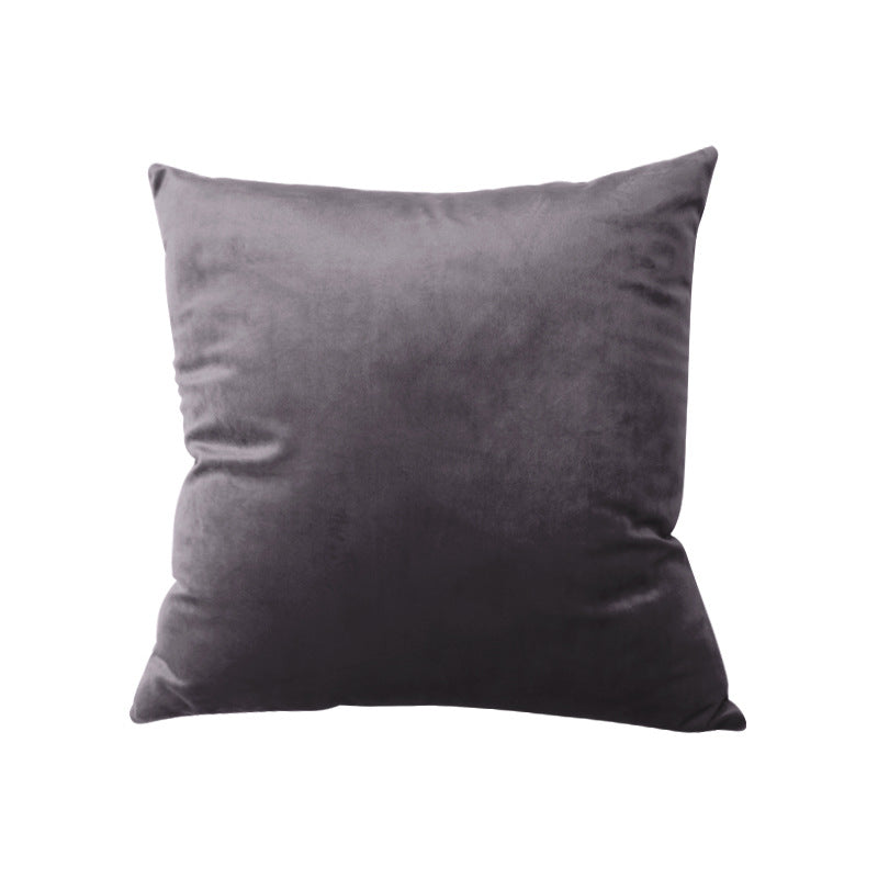Luxury Velvet Square Throw Pillow with Hidden Zipper