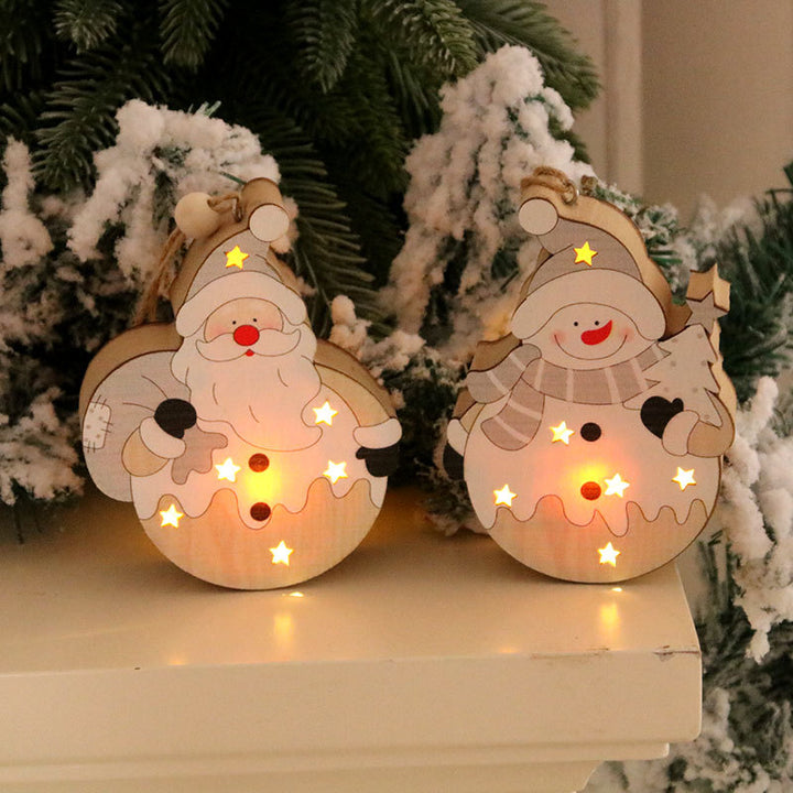 LED Light-Up Santa Figurine Decoration Bowlift