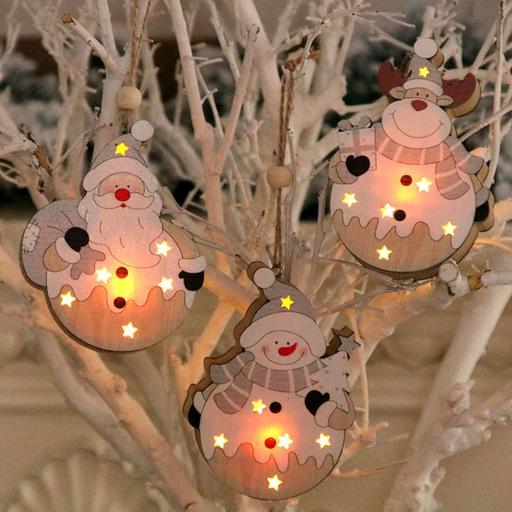 LED Light-Up Santa Figurine Decoration Bowlift