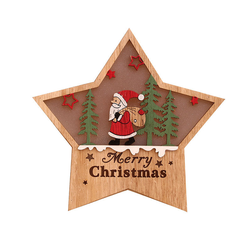 Illuminated Star-Shaped Christmas Decoration Bowlift