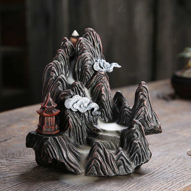 Decorative Waterfall Incense Fountain