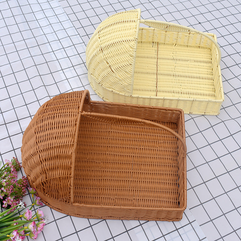 Handcrafted Woven Storage Caddy Bowlift
