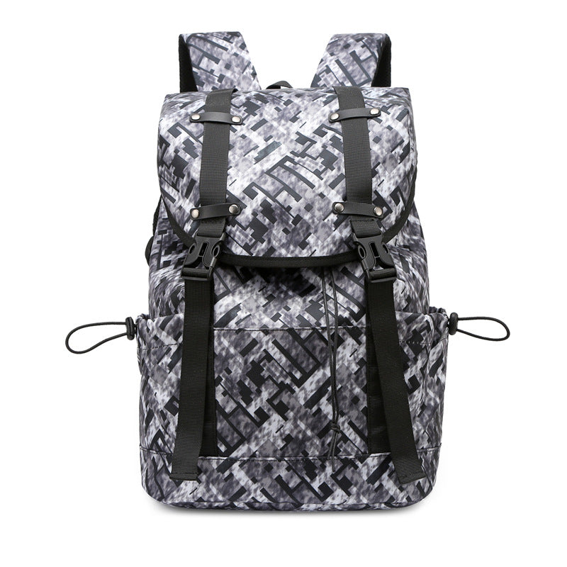 WoFloral Patterned Multi-Compartment Backpack Bowlift