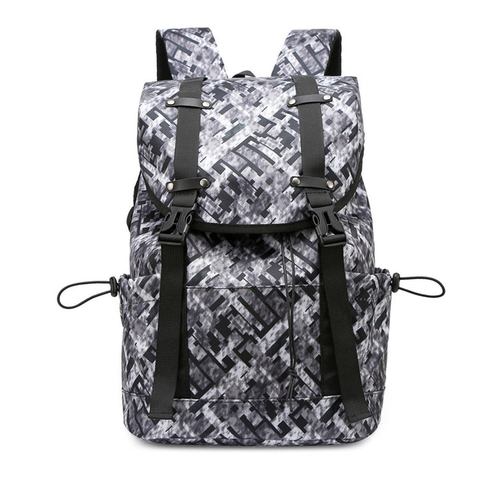 WoFloral Patterned Multi-Compartment Backpack Bowlift