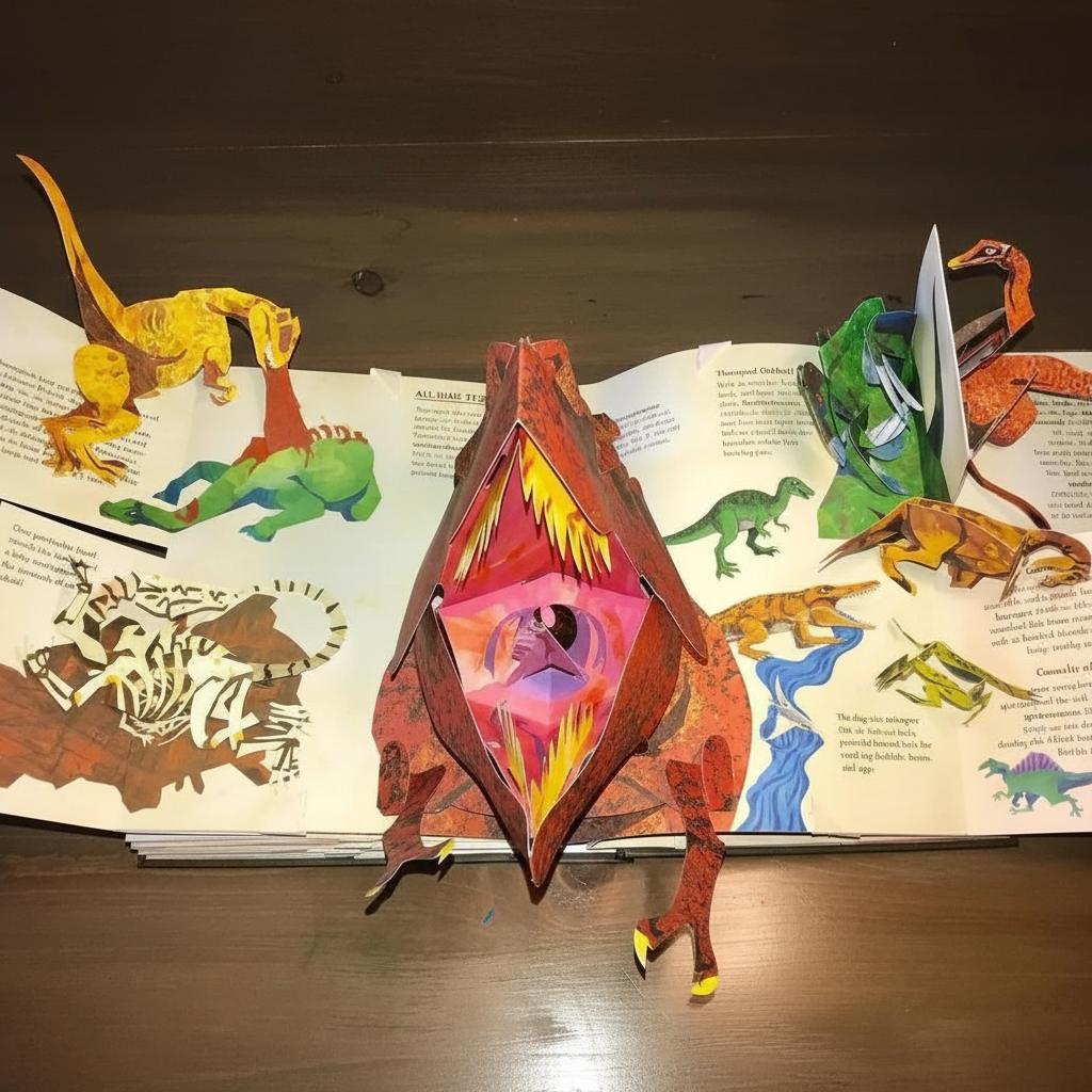 BowLift | 3D Pop-up Book Dinosaurs