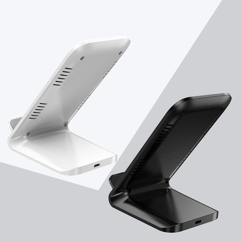 Adjustable foldable wireless charging stand with heat dissipation vents Bowlift