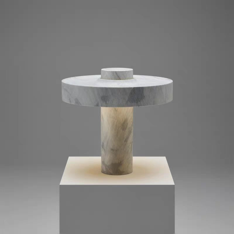 Marble Table Lamp with Contemporary Design