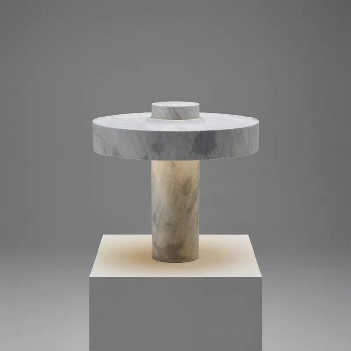 Marble Table Lamp with Contemporary Design