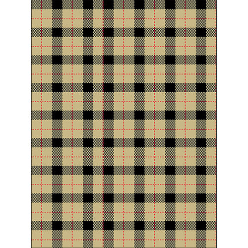Modern living room carpet in yellow checked dotted line print carpet polyester non-slip backing washable carpet | Bowlift
