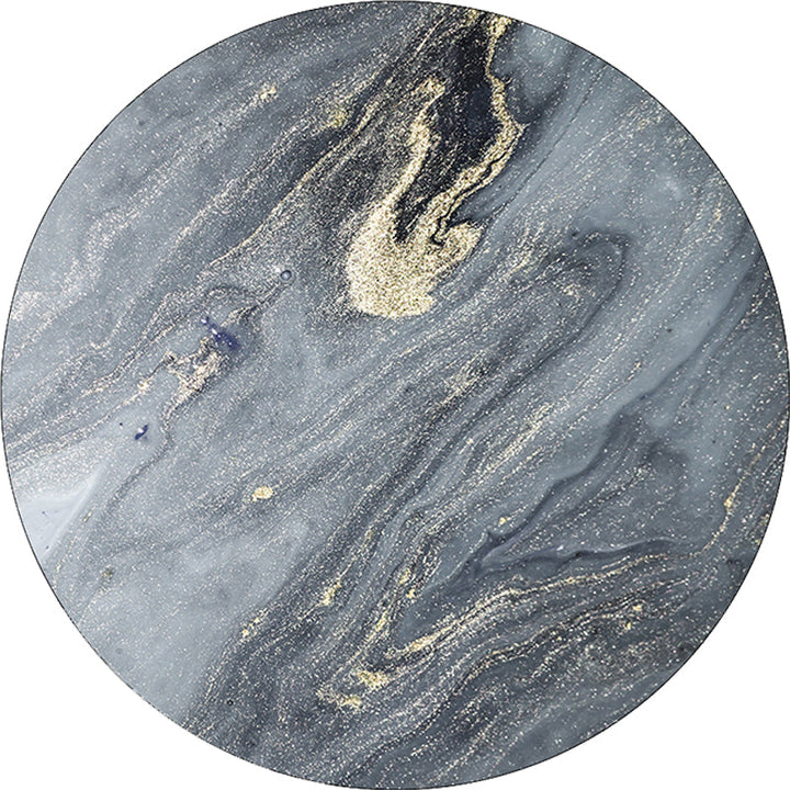 Gray Bedroom Rug Modern Abstract Sea Pattern Rug Polyester Washable Non-Slip Back Rug | Bowlift