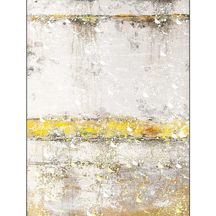Casual modern rug in cream-colored abstract paint pattern rug polyester pet-friendly washable rug for home decor | Bowlift