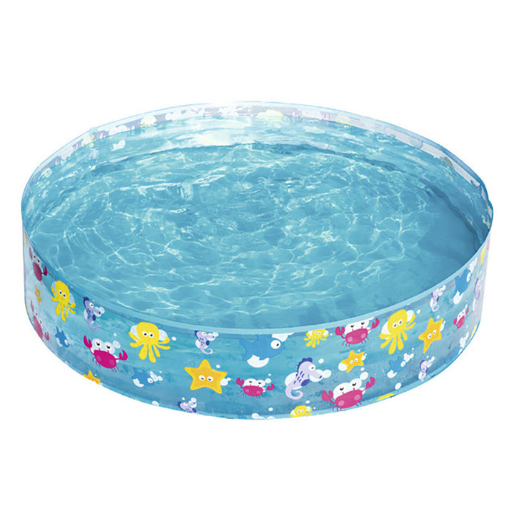 Women's Inflatable Children's Pool with Maritime Motif Bowlift